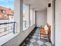 Dachgeschosswohnung München Lehel 01 Loggia 14280