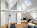 Dachgeschosswohnung München Schwabing 03 Wohnbereich 5576