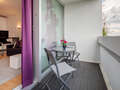 Apartment München Arabellapark 01 Balkon 7848