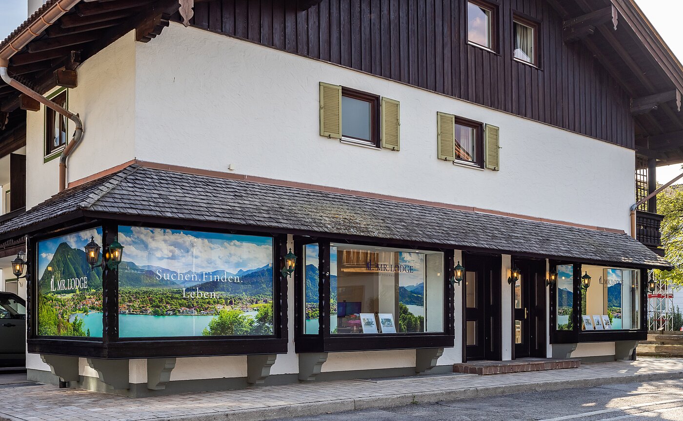 Schaufenster der Mr. Lodge Filiale in Rottach-Egern