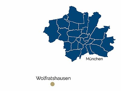 Stadtteil-Karte von Wolfratshausen 