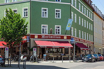 Zu sehen ist ein Lokal im Glockenbachviertel