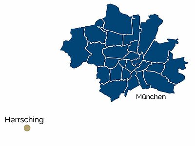 Stadtteil-Karte von Herrsching