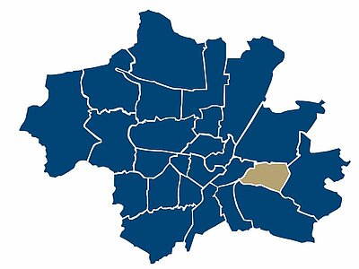 Lage des Stadtteils Berg am Laim in München