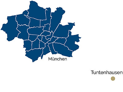 Karte vom Ort Tuntenhausen