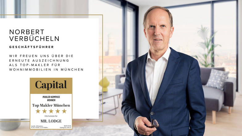 Auszeichnung Capital Siegel Top Makler München Mr. Lodge 2026