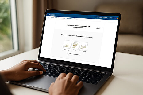Online-Preisrechner von Mr. Lodge nutzen für die Online Immobilienbewertung