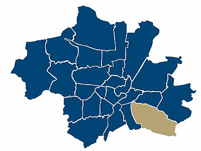 Lage des Stadtteils Perlach in München