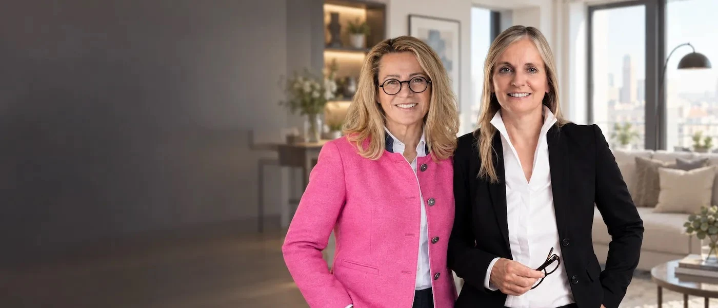 Jacqueline Sauren & Petra Berger, Leitung Immobilienverkauf und Leitung Filiale Rottach-Egern bei Mr. Lodge