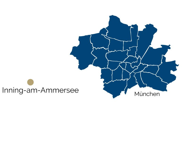 Stadtteil-Karte von Inning am Ammeree 