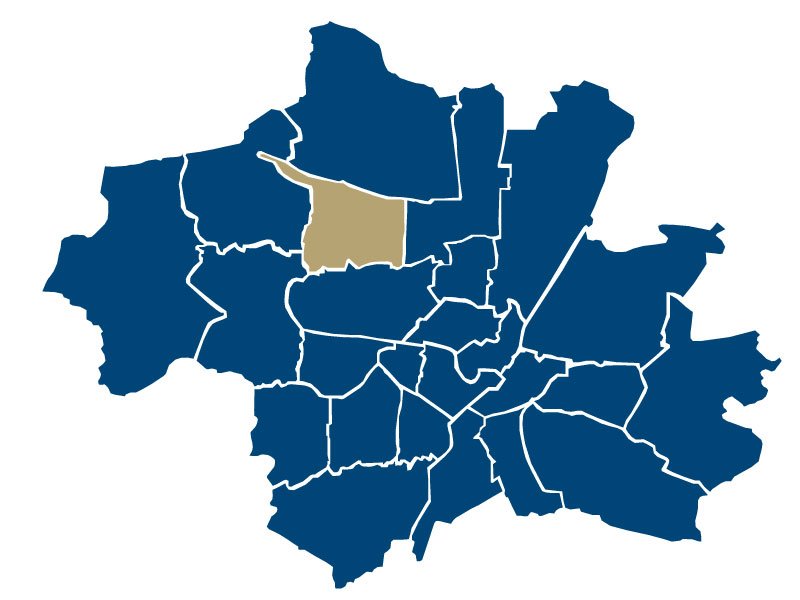 title="Stadtteil-Karte von Moosach und Umgebung " Stadtteil-Karte von Moosach und Umgebung
