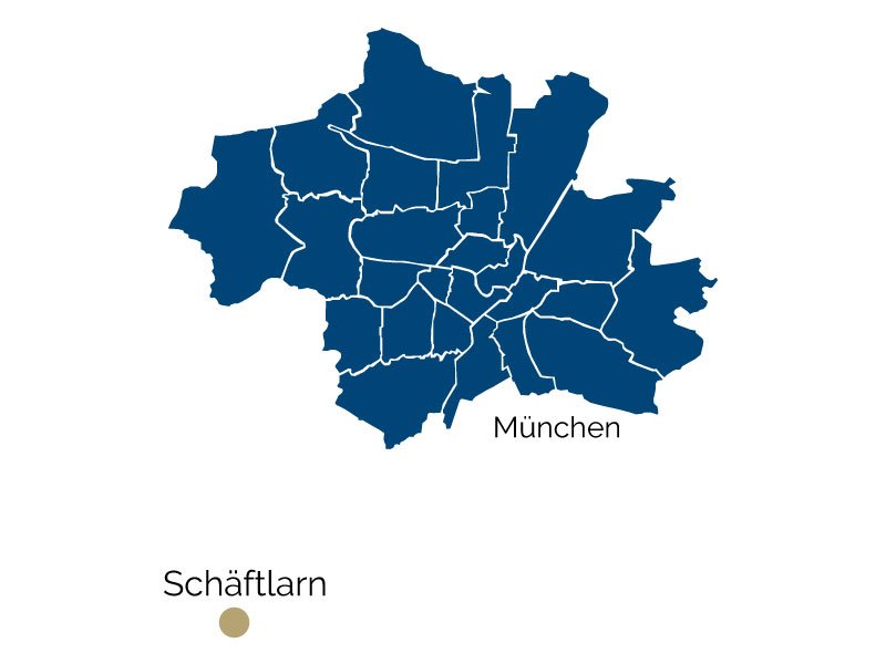 Stadtteil-Karte von Schäftlarn