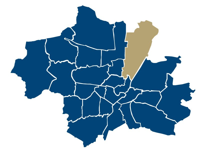Stadtteil-Karte von Umgebung Oberföhring