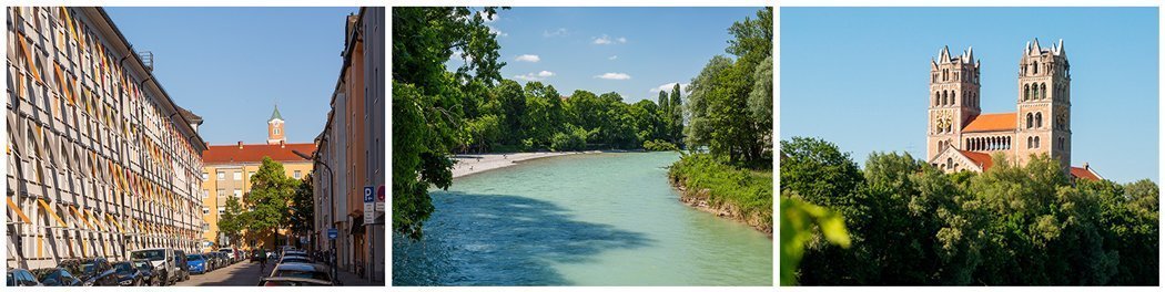 Fotos der Sehenswürdigkeiten in der Au-Giesing