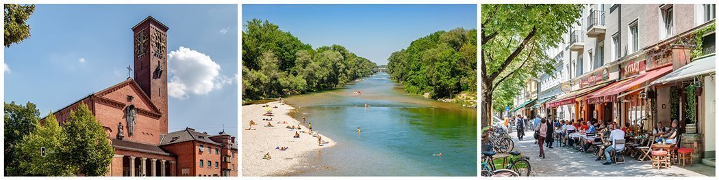 Fotos der Umgebung und Sehenswürdigkeiten in Bogenhausen