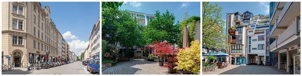 Fotos der Umgebung in der Maxvorstadt - Amalienpassage Fotos der Umgebung in der Maxvorstadt - Amalienpassage