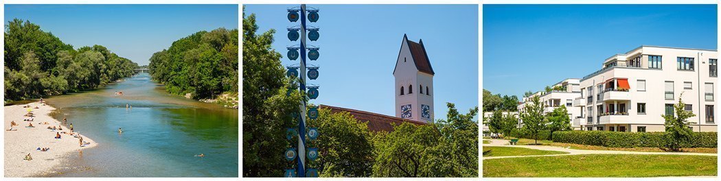 Fotos der Umgebung des Stadtteils Oberföhring