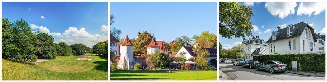 Fotos der Umgebung vom Stadtteil Obermenzing